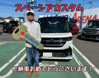 A様 スペーシアカスタム ご納車です！！